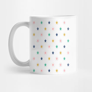 Pattern Stars Colors Mug